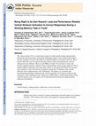 Research paper thumbnail of Being right is its own reward: Load and performance related ventral striatum activation to correct responses during a working memory task in youth