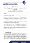 Research paper thumbnail of Some Changes in the Associative Dimension of the Concept