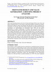 Research paper thumbnail of Front-End Design and Value Generation: A Housing Project Analysis