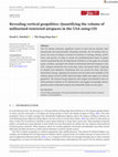 Research paper thumbnail of Revealing vertical geopolitics: Quantifying the volume of militarised restricted airspaces in the USA using GIS