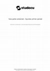 Research paper thumbnail of Era parte comercial apuntes primer parcial