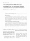 Research paper thumbnail of M. Franceschini - Paul P. Pasieka, “Recently imported from Italy”. Disiecta membra dagli scavi della famiglia Campanari e dalle relative aste sul mercato antiquario londinese, MEFRA 135, 1, 2023, 67-83