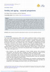 Research paper thumbnail of Fertility and ageing - actuarial perspectives