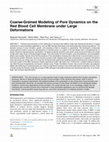 Research paper thumbnail of Coarse-Grained Modeling of Pore Dynamics on the Red Blood Cell Membrane under Large Deformations