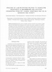 Research paper thumbnail of Analysis of gyrA mutations related to quinolone resistance in Escherichia coli isolates originating from pet, human, vegetable and ice in Bangkok and vicinity