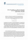 Research paper thumbnail of Análisis sobre la libre valoración de la prueba en el sistema electoral chileno