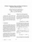 Research paper thumbnail of A modular classification scheme with elastic net models for handwritten digit recognition