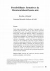 Research paper thumbnail of Possibilidades formativas da literatura infantil como arte