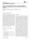 Research paper thumbnail of Long-term study (2005-2010) on the vaccination with BoHV-1 glycoprotein E-deleted marker vaccine in selected two dairy herds in Turkey