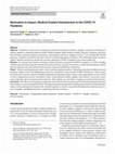 Research paper thumbnail of Motivation to Impact: Medical Student Volunteerism in the COVID 19 Pandemic