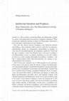 Research paper thumbnail of Intellectual Intuition and Prophecy: Hegel, Maimonides, and a Neo-Maimonidean Psychology of Prophetic Intelligence