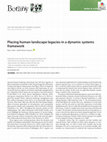 Research paper thumbnail of Placing human landscape legacies in a dynamic systems framework