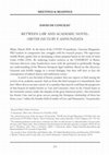 Research paper thumbnail of Review of "Obiter dicta. Romanzo", by Filippo Annunziata, La vita felice 2022