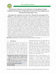 Research paper thumbnail of Performance Evaluation on the Utilization of an Established Variable Amplitude and Frequency of Vibrating Container for Potential Application in Slowing Down Sprouting in Yam