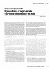 Research paper thumbnail of El joven Croce, el viejo Labriola y la “crisis del marxismo” en Italia