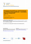 Research paper thumbnail of Strategische Prozessführung, Tarifverhandlungen und Antidiskriminierungsbehörden – verschiedene Wege zur Lohngleichheit?