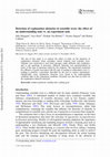 Research paper thumbnail of Detection of explanation obstacles in scientific texts: the effect of an understanding task vs. an experiment task