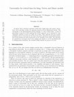 Research paper thumbnail of Universality for critical lines for Ising, Vertex and Dimer models