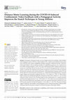 Research paper thumbnail of Distance Motor Learning during the COVID-19 Induced Confinement: Video Feedback with a Pedagogical Activity Improves the Snatch Technique in Young Athletes