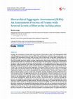 Research paper thumbnail of Hierarchical Aggregate Assessment (HAA): An Assessment Process of Teams with Several Levels of Hierarchy in Education