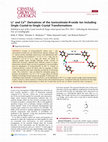 Research paper thumbnail of Li+ and Ca2+ Derivatives of the Isonicotinate-N-oxide Ion Including Single Crystal-to-Single Crystal Transformations