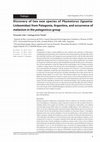 Research paper thumbnail of Discovery of two new species of Phymaturus (Iguania: Liolaemidae) from Patagonia, Argentina, and occurrence of melanism in the patagonicus group