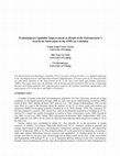 Research paper thumbnail of Technological Capability Improvement as Result of the Entrepreneur’s Search for Innovation in the SMEs in Colombia