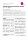 Research paper thumbnail of Liquefaction Assessment in Golem Area, Albania, by Means of In-situ Tests