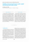 Research paper thumbnail of Modeling of structural performances under coupled environmental and weather actions