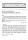 Research paper thumbnail of Numerical solution of fractional order SIR model of dengue fever disease via Laplace optimized decomposition method