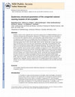 Research paper thumbnail of Quaternary structural parameters of the congenital cataract causing mutants of αA-crystallin