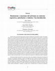 Research paper thumbnail of Resistencias y emociones del activismo en contextos represivos, autoritarios o violentos. Una introducción