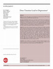 Research paper thumbnail of Does Tinnitus Lead to Depression?