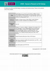 Research paper thumbnail of Middle Childhood Study: Socio-demographic patterns in health behaviours, risk behaviours, health outcomes and social contexts of young people's health