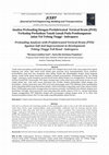 Research paper thumbnail of Analisa Preloading Dengan Prefabricated Vertical Drain (PVD) Terhadap Perbaikan Tanah Lunak Pada Pembangunan Jalan Tol Tebing Tinggi - Indrapura