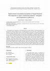 Research paper thumbnail of Improvement in mechanical properties of fungal-bacterial biocomposites as space construction material -transgenic microorganisms in mWALLd