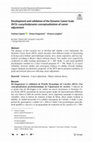 Research paper thumbnail of Development and validation of the Dynamic Career Scale (DCS): a psychodynamic conceptualization of career adjustment