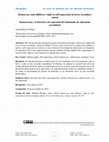 Research paper thumbnail of Democracia y el derecho a la expresión del alumnado de educación secundaria