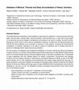 Research paper thumbnail of Database of Mineral, Thermal and Deep Groundwaters of Hesse, Germany