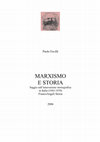 Research paper thumbnail of Marxismo e Soria. Introduzione