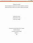 Research paper thumbnail of Pedagogía de la Alteridad: alternativa pedagógica que propicia prácticas educativas significativas a partir de la reflexión docente desde el estudio de caso de un niño en condición de vida particular