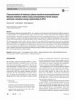 Research paper thumbnail of Characterization of stationary phases based on polysiloxanes thermally immobilized onto silica and metalized silica using supercritical fluid chromatography with the solvation parameter model