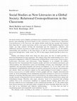 Research paper thumbnail of Social Studies as New Literacies in a Global Society