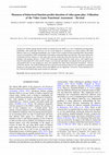 Research paper thumbnail of Measures of behavioral function predict duration of video game play: Utilization of the Video Game Functional Assessment - Revised