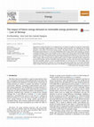 Research paper thumbnail of The impact of future energy demand on renewable energy production – Case of Norway