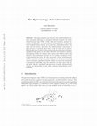 Research paper thumbnail of The Epistemology of Nondeterminism