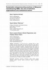 Research paper thumbnail of Sustainable entrepreneurship practices in Malaysian manufacturing SMEs: the role of individual, organisational and institutional factors