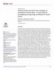 Research paper thumbnail of Impact of land use/land cover changes on ecosystem service values in the cherangany hills water tower, Kenya