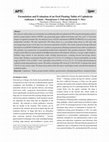 Research paper thumbnail of Formulation and Evaluation of an Oral Floating Tablet of Cephalexin