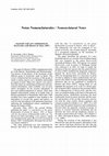 Research paper thumbnail of Notas Nomenclaturales / Nomenclatural Notes